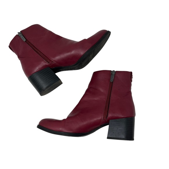 Circus by Sam Edelman Women's Boots Studded Red Ankle Boots Size 7 - Picture 2 of 8